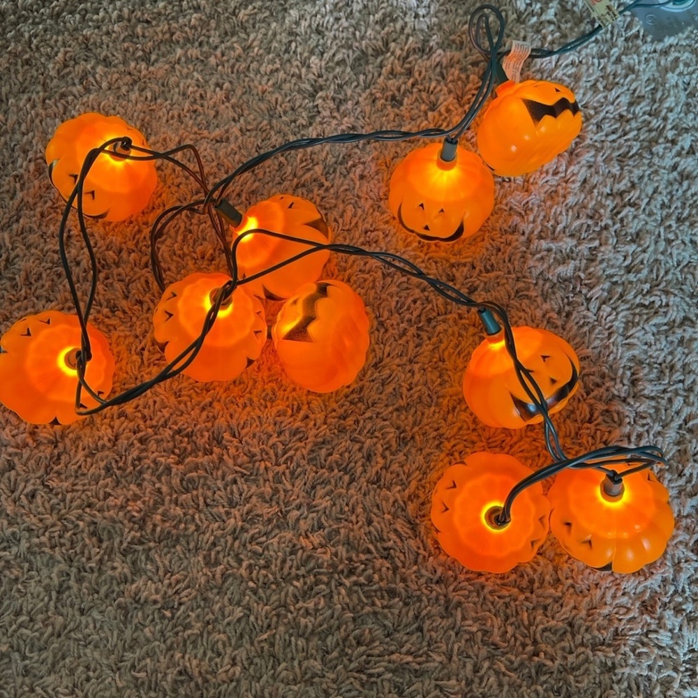 Vintage Pumpkin Lights